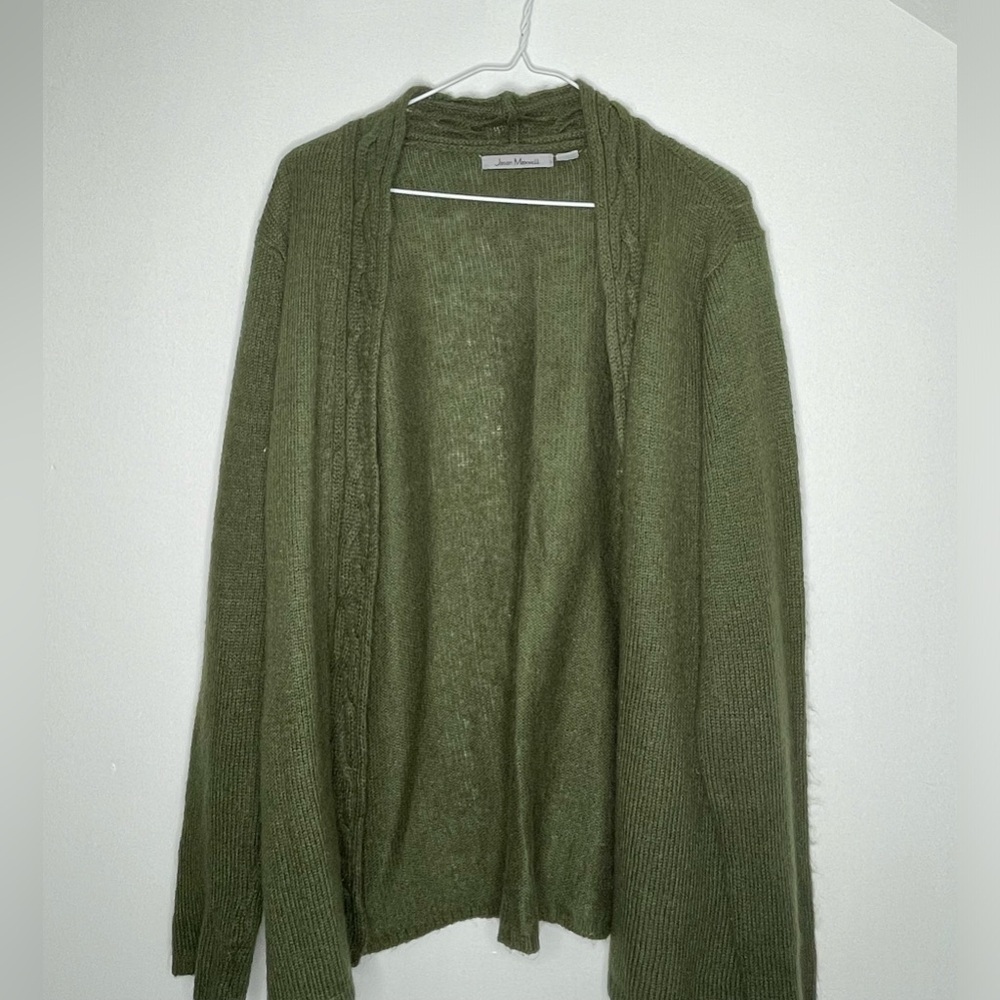 Green Jason maxwell cardigan